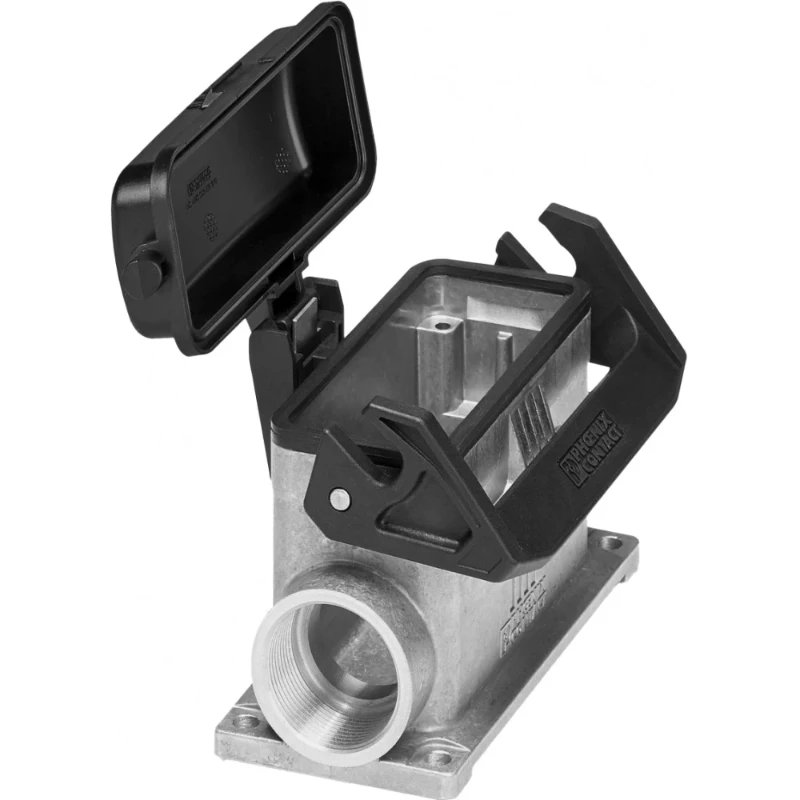 Phoenix Contact HC Behuizing rechthoekige connectoren IP66 B57mm H68mm Sokkelbehuizing Zij