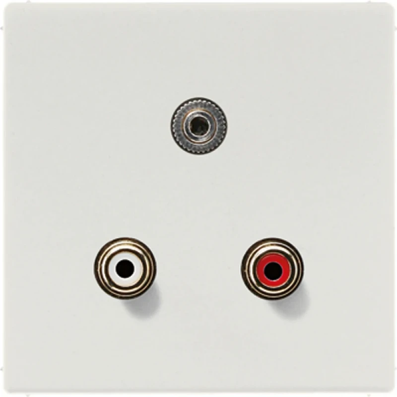 Jung LS range afdekking ls990 licht grijs audio/jack MALS1011LG