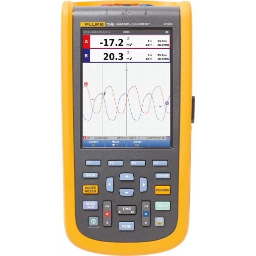 Fluke Scopemeter kleuren display en probes + SCC120B 2 kanalen Kleur/digitaal 40 4755975