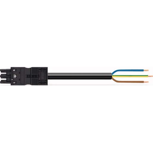 Wago Serie 771 Patchkabel gebouwinstallatie 3p Contrastekker (female) Vrij kabeluiteinde 2000mm