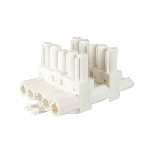 Adels SPLITTER 5-POLIG 1 IN 3 UIT WIT