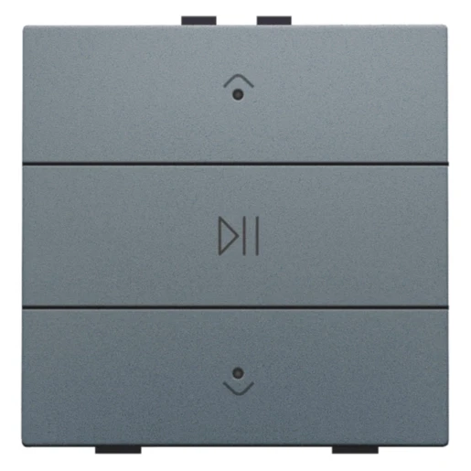 Niko Home Control Tastsensor bussysteem bediening audio 3-voudig grijs inbouw IP20 220-52073