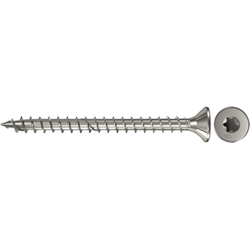 Fischer spaanplaatschroef verzonken kop torx rvs a4-rvs fpf-st 3,5x30 a4f