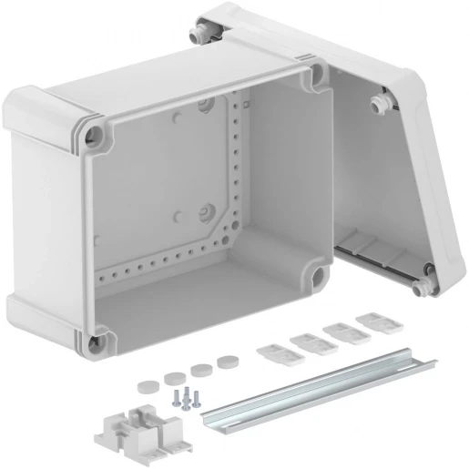 OBO Installatiekast leeg met rail 2069 PC 191x126mm IP67