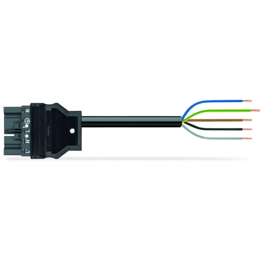 Wago Serie 771 Patchkabel gebouwinstallatie 5p Stekker Vrij kabeluiteinde 6000mm