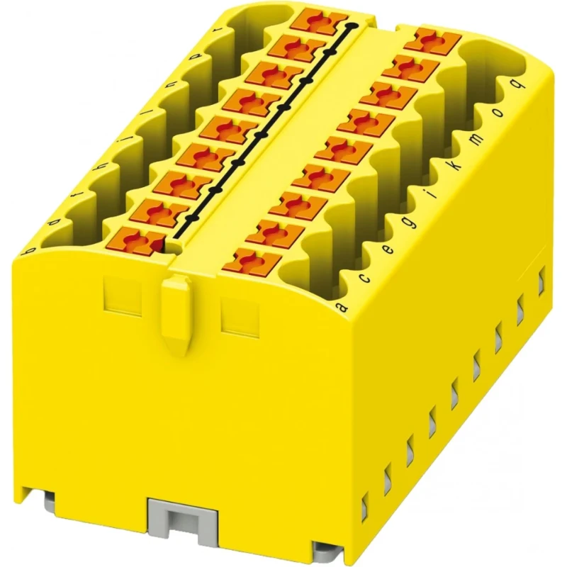 Phoenix Contact PTFIX Verbindingsrijgklem 0,14-4mm² eendr. 0,14-2,5mm² meerdr. Geel