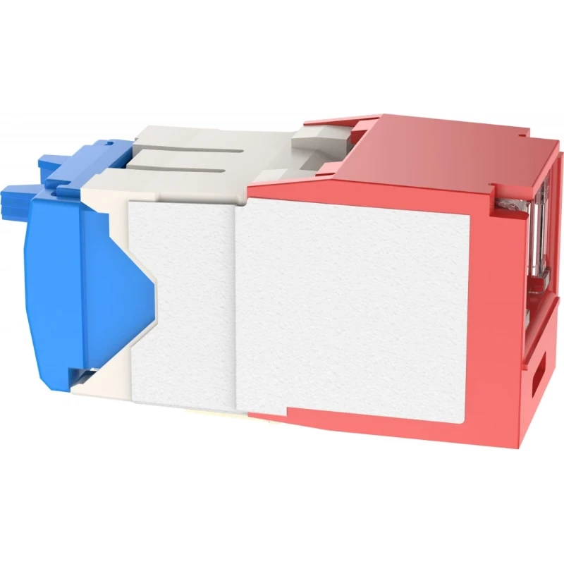 Panduit Cat6a spring shuttered jack tg style rd