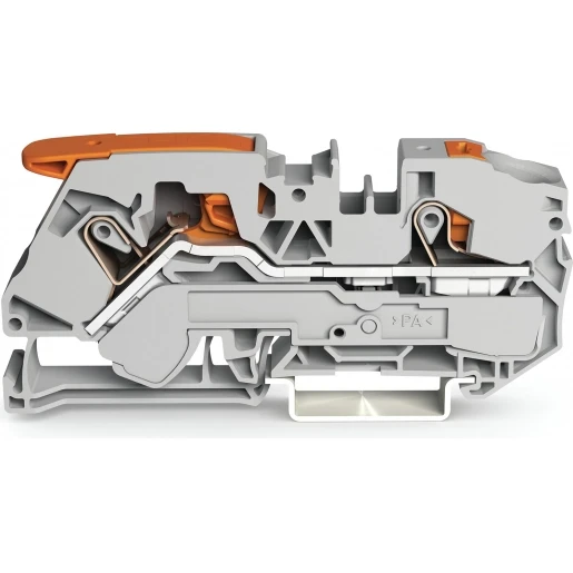 Wago 2116 Verbindingsrijgklem 2,5-16mm² eendr. 0,5-16mm² meerdr. Grijs