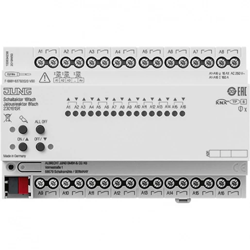 Jung KNX univ. schakelactor 16A 16/8-v.