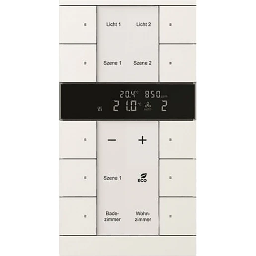ABB Busch-Jaeger I-bus KNX HVAC CO2 sensor Climaeco 10F CE wit inbouw 2CKA006330A0063