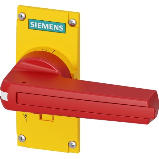 Siemens ACCESSORY FOR 3KD SIZE 3 DIRECT OPERATING MECHANISM RED/YELLOW STANDARD VERSION CAN BE LOCKED IN OFF POSITION WITH THREE PADLOCKS