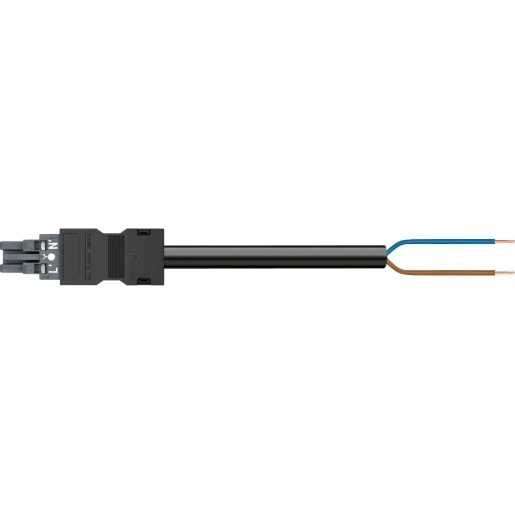 Wago SERIE 771 Patchkabel gebouwinstallatie 2p Contrastekker (female) Vrij kabeluiteinde 1000mm