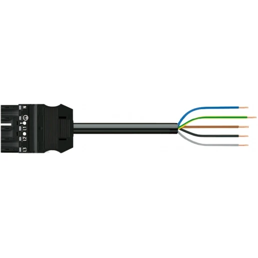 Wago SERIE 771 Patchkabel gebouwinstallatie 5p Stekker Vrij kabeluiteinde 5000mm