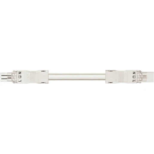 Wago SERIE 891 Patchkabel gebouwinstallatie 3p Contrastekker (female) Stekker 4000mm