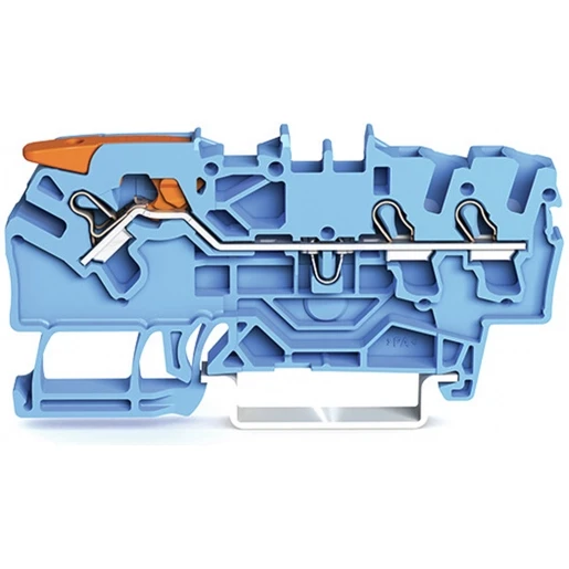 Wago SERIES 2102 Verbindingsrijgklem 0,75-4mm² eendr. 0,25-2,5mm² meerdr. Blauw