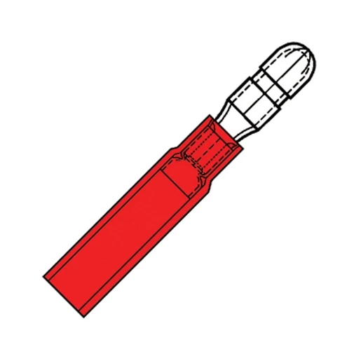 Klemko Waterdichte Föhnrondsteker 4mm voor draad 0,5-1,5 mm²