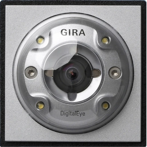 Gira TX_44 Kleurencamera deurstation bussysteem kunststof Inbouw aluminium 126565