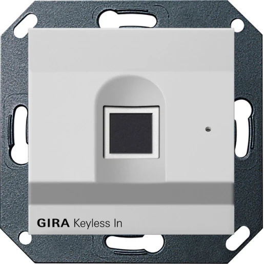 Gira System 55 Sleutelloos in Fingerprint-leeseenheid Mat grijs 2617015