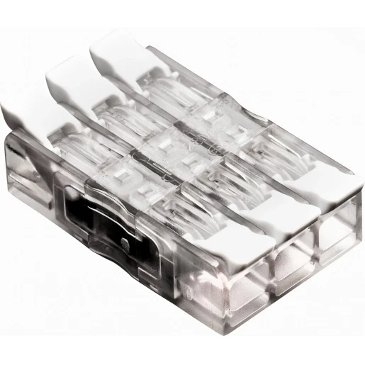 Conex Doorverbinder hersluitbaar 3 polig MINI (massief/soepel 0,2-4,0 mm²)