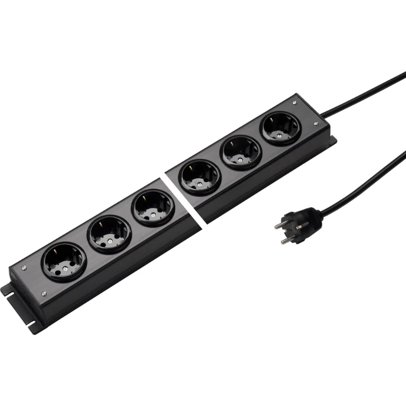 Martin Kaiser Contactdooscombinatie 6RA 16A IP20 snoer 1.5m 1002ZL6SW15