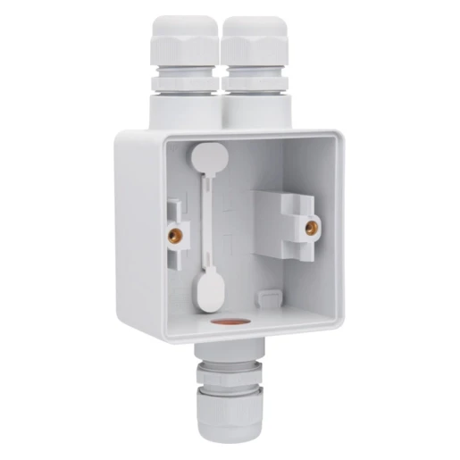 Niko New Hydro Opbouwdoos 3 ingangen 1-voudig grijs Horizontaal en verticaal 700-84162