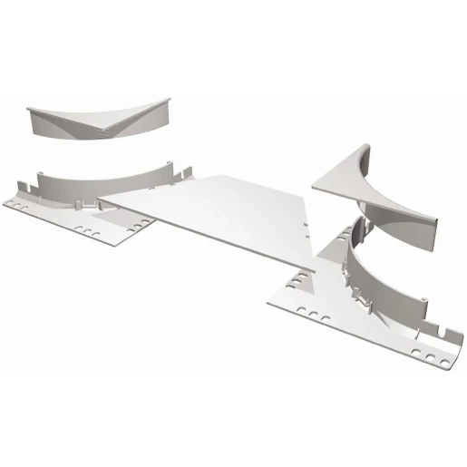 Legrand ISPL t-stuk kabelgoot 600x100mm PVC grijs 637974