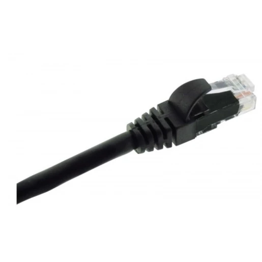 Gigamedia Patchkabel (twisted pair) LSZH U / UTP Cat6 RJ45 8(8) 0.5M zwart GGM CAT605MZHN