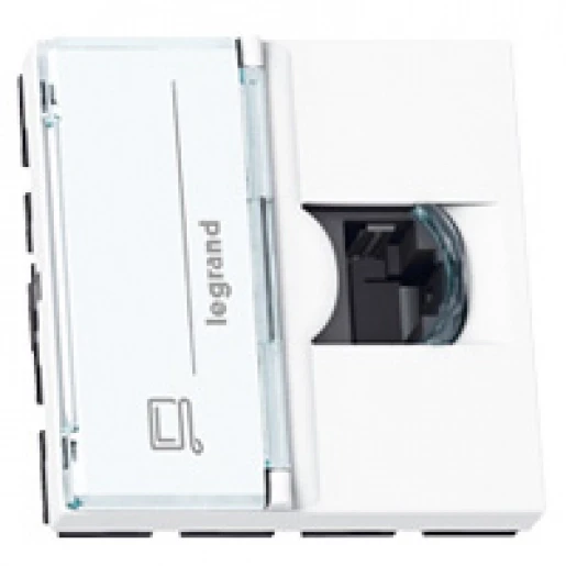 Legrand Mosaic cat6a utp rj45 2mod wit