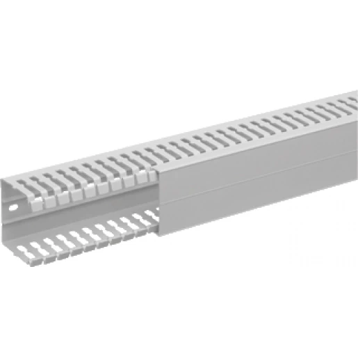 Hager Tehalit HA7 bedradingskanaal 80x120x2000mm ABS grijs RAL 7035 Halogeenvrij HA780120