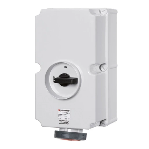 Mennekes Wandcontactdoos 125A 4P 6H 400V IP67 DUO