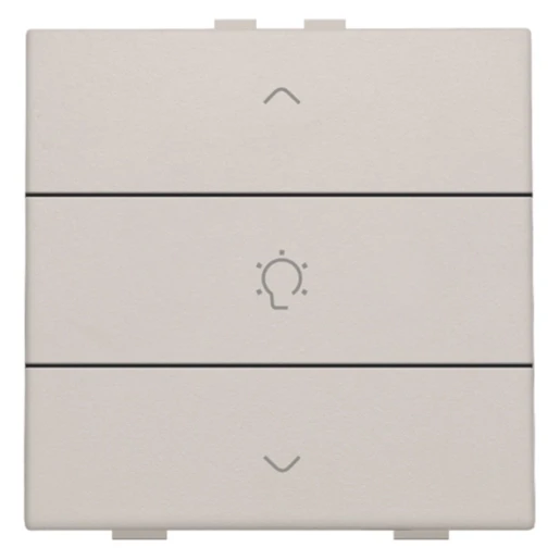 Niko Home Control Bediening dimming 3-voudig grijs inbouw IP20 102-51043