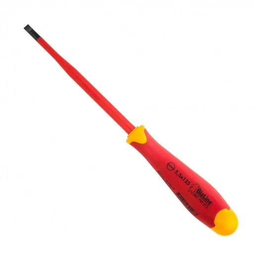 Bizline I-SLIM Platte schroevendraaier 5.5x125mm Geïsoleerd 1000 V BIZ 790073