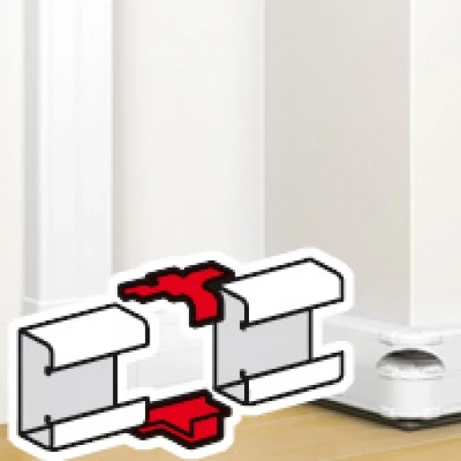 Legrand DLP koppelset 50x145mm wit RAL 9003 075663