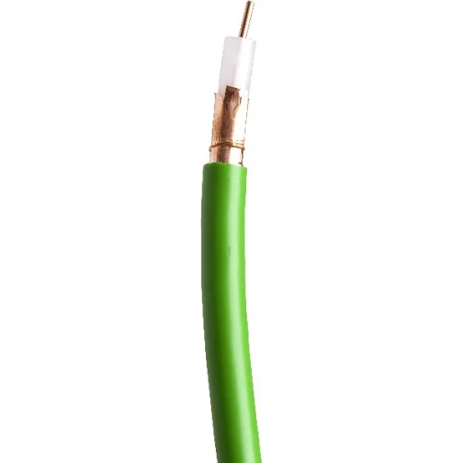 Jobarco Jobcoax Coaxkabel 3 gepantserd bamboe 75Ohm groen PE 3.3mm 0148660R0100
