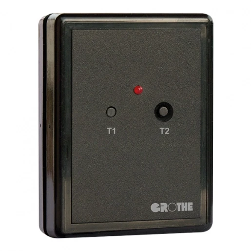 Grothe Mistral Mobiele gong/ontvanger met riemclip 86dB DC Zwart 500m Draadloos 714280