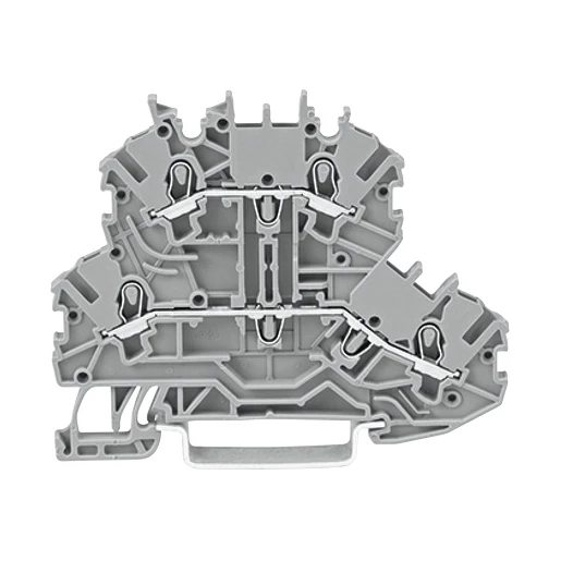 Wago Serie 2000 Verbindingsrijgklem 0,5-1,5mm² eendr. 0,14-1mm² meerdr. Grijs
