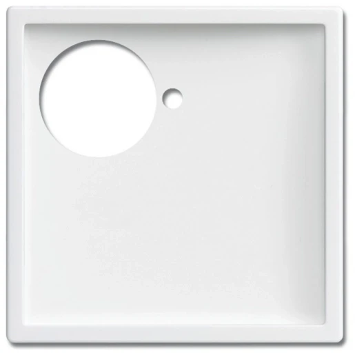ABB Busch-Jaeger Future, Solo, Axcent, Carat miva centraalplaat oproepsysteem zettler 1 toets wit RAL 9016 2CKA001710A4112