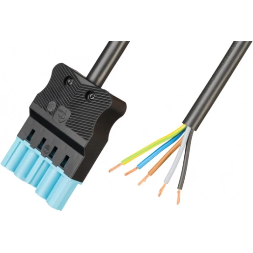 Adels Aansluitsnoer Patchkabel gebouwinstallatie 5p Stekker Vrij kabeluiteinde 5000mm