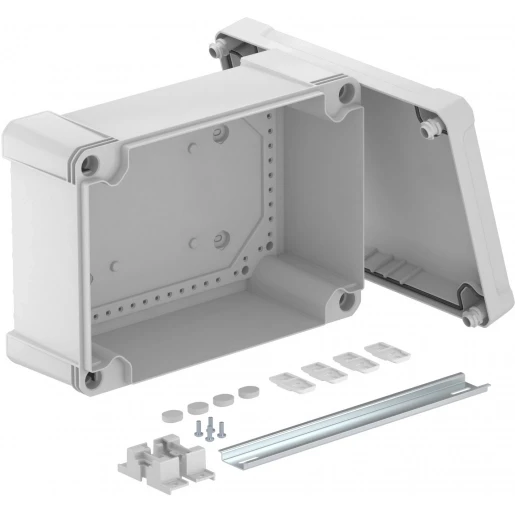 OBO Installatiekast leeg met rail 2069 PC 202x126mm IP67