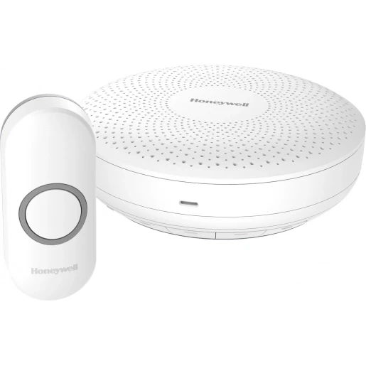 Honeywell 3 Draagbare deurbel met drukknop 6V 80dB DC Wit 150m Draadloos DCR311N