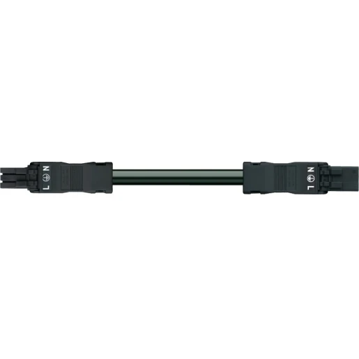 Wago SERIE 891 Patchkabel gebouwinstallatie 3p Contrastekker (female) Stekker 6000mm