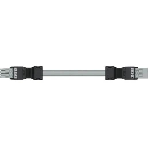 Wago SERIE 891 Patchkabel gebouwinstallatie 4p Contrastekker (female) Stekker 6000mm