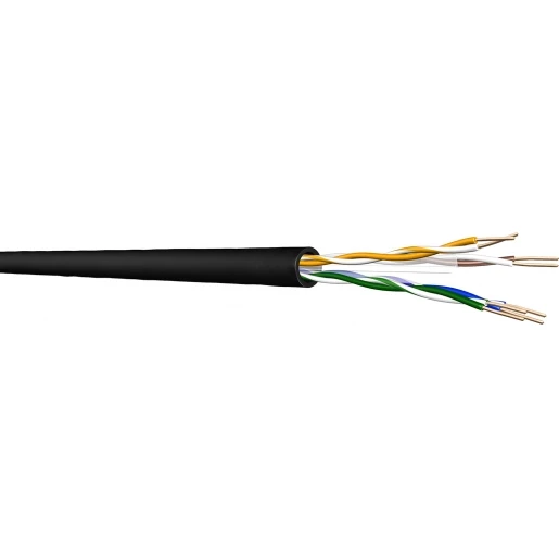 Draka SUPERCAT 6 23 CAT 6 U/UTP PE BK 4X2X23 AWG