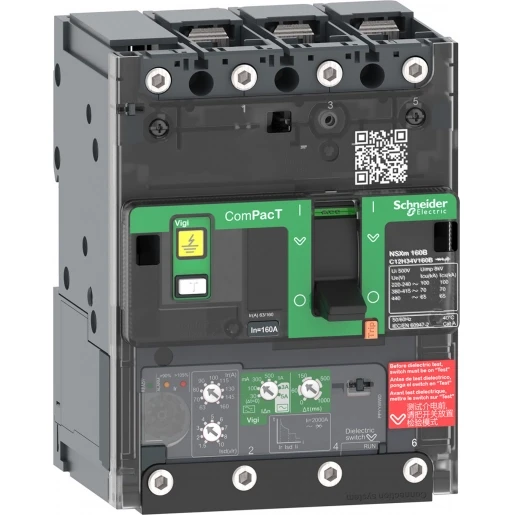 Schneider Electric NSXM100B 25KA AC 3P 25A 4.1 BUSBAR