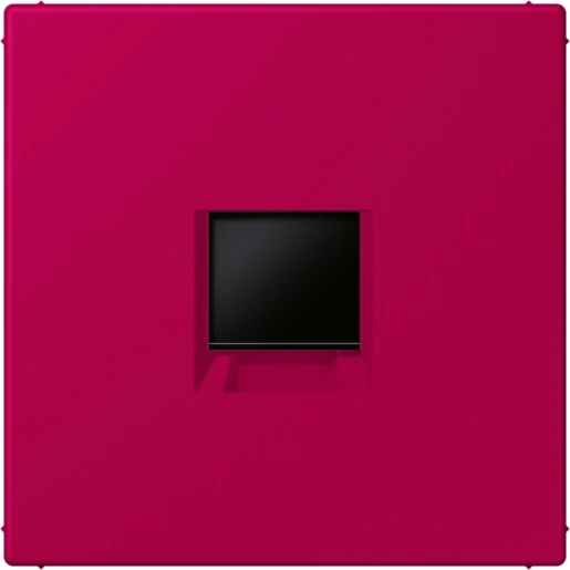 Jung LS range Afdekking centraalplaat AMP Radiall LC32101 Modular-Jack 1 connector Zonder label LC1969-1WE230