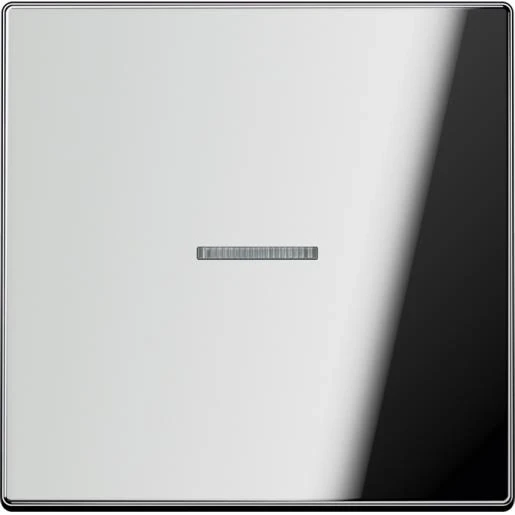 Jung LS range tastafdekking standaard enkelvoudig Glanzend chroom FMGCR1700