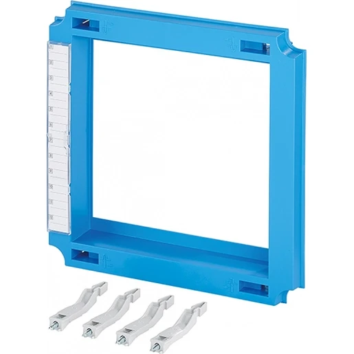 Hensel Mi Afdekking voor DII/DIII zekeringhouders BM2 300x300mm Blauw