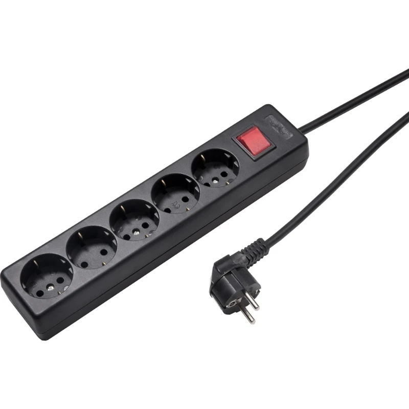 Martin Kaiser Contactdooscombinatie 5RA 16A IP20 snoer 5m 1050ZL5-15W/SW