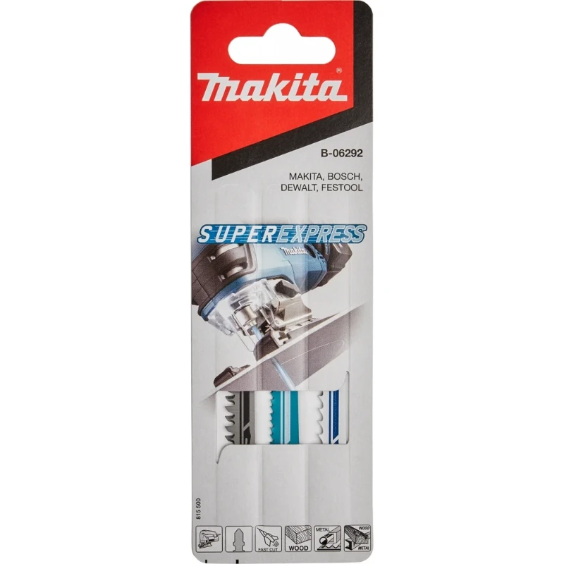 Makita Decoupeerzaagbladset 3-delig kunststof voor metaal B-06292