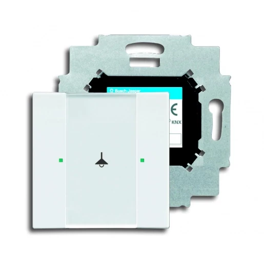 ABB Busch-Jaeger KNX, Future, Solo, Axcent, Carat Tastsensor bussysteem KNX enkelvoudig wit met tekstv IP20 RAL 9016 2CKA006115A0182